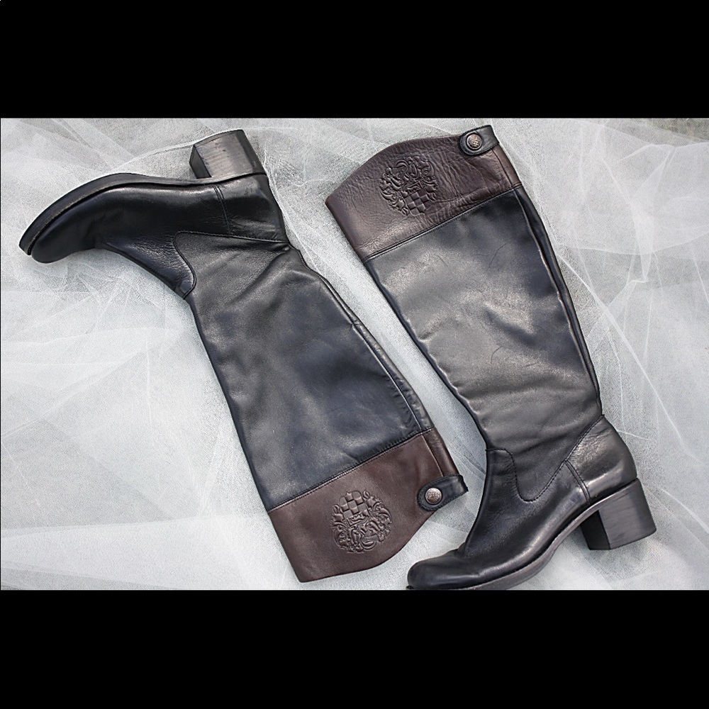 Vince Camuto Leather Riding Boots